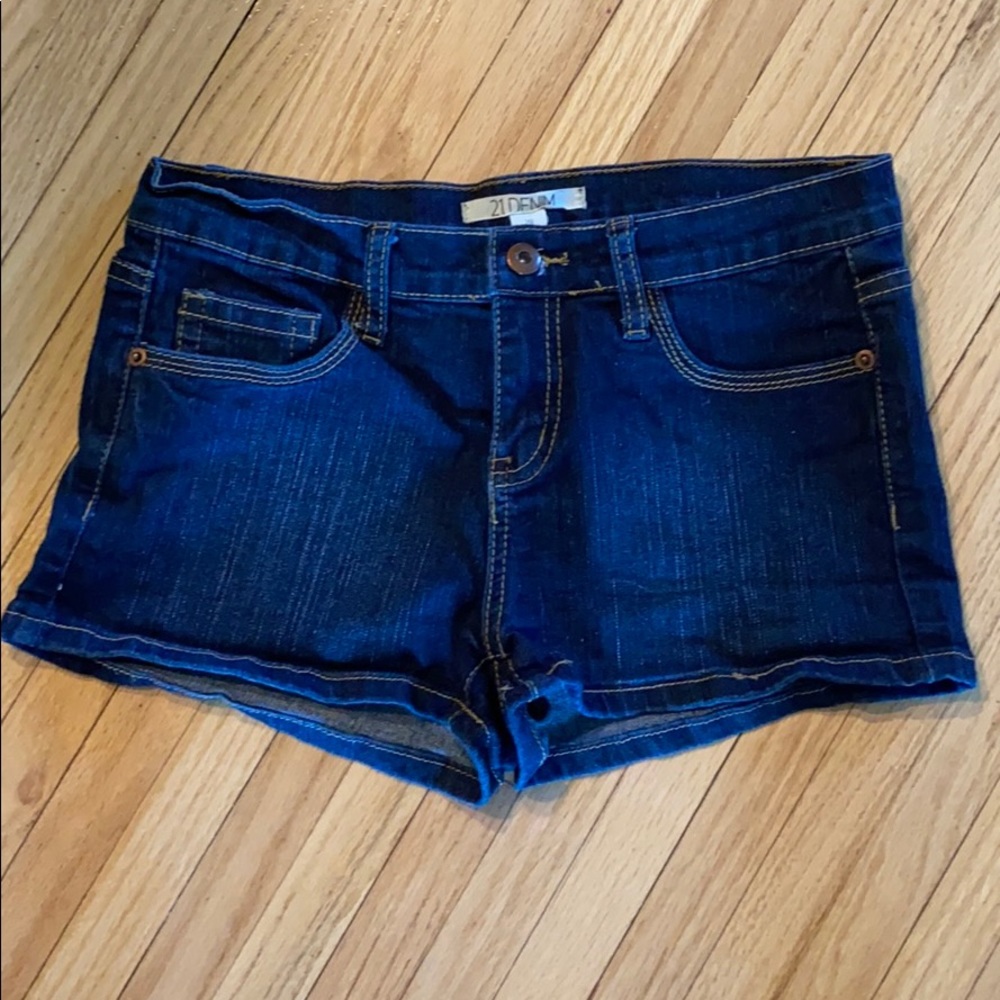 Denim shorts
